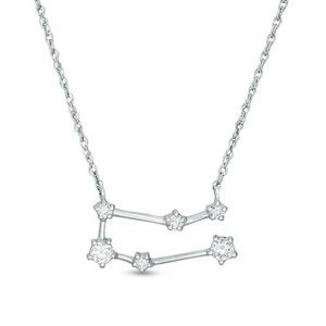 Gemini Zodiac Constellation Star Necklace/Zale's Replica